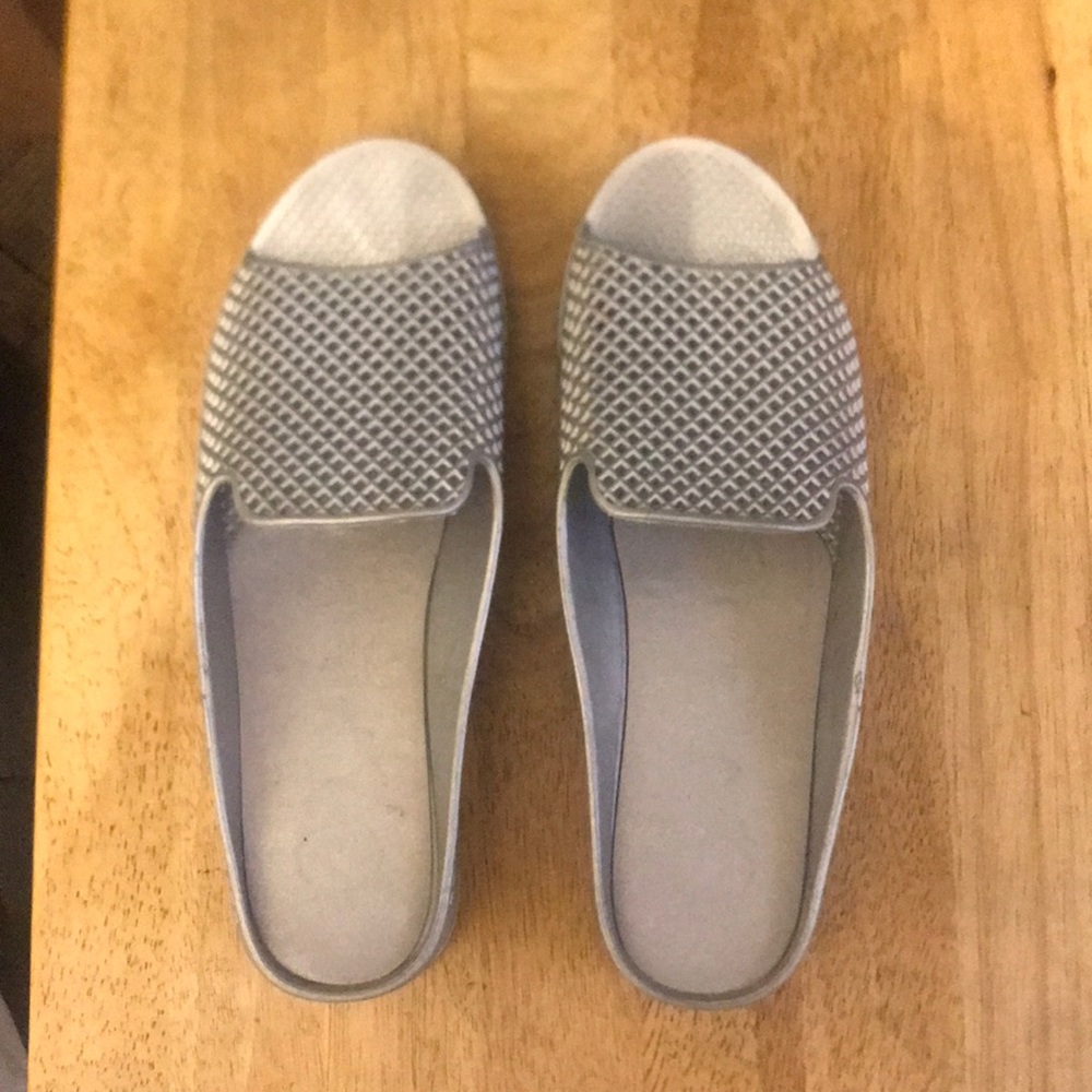 Slip on heeled sandal